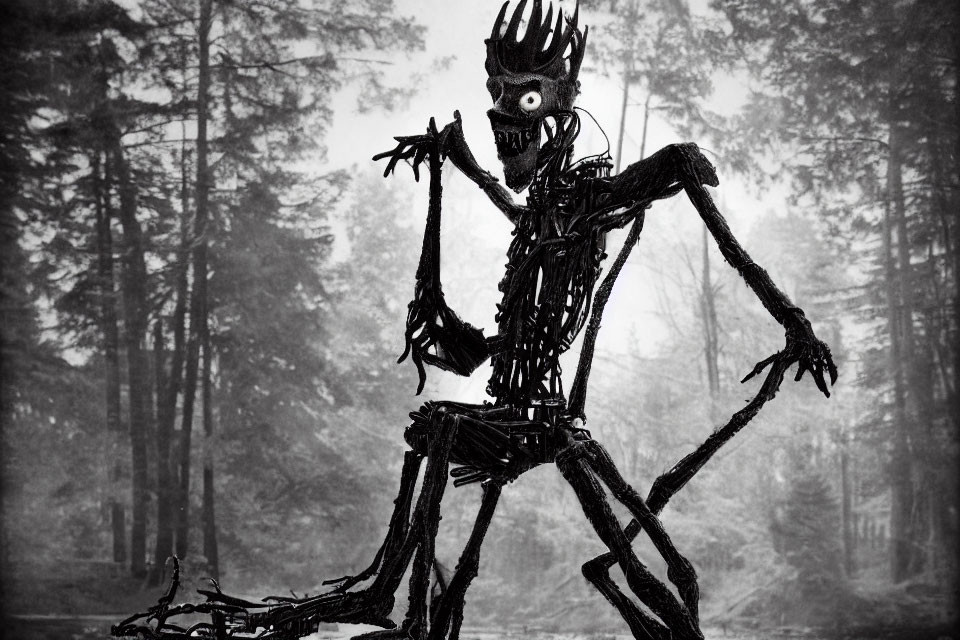 Mysterious Wendigo Art Bots Unleash Malevolent Forces at Chateaugay Lake Arts Festival